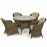 Winchester 4 Seat Round Dining Set with Heritage Chairs
