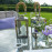 Winchester 8 Seat Round Ice Bucket Dining Set with Venice Chairs Lazy Susan