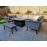 LUNA U shape sofa with gas firepit & ottoman