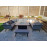 LUNA U shape sofa with gas firepit & ottoman
