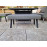 LUNA L shape sofa with gas firepit & ottomans