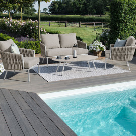 Marina 2 Seat Sofa Set / Sandstone