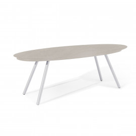 Marina 8 Seat Oval Dining Set / Sandstone