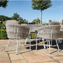 Marina 8 Seat Oval Dining Set / Sandstone