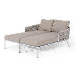 Marina Double Sunlounger Set / Sandstone