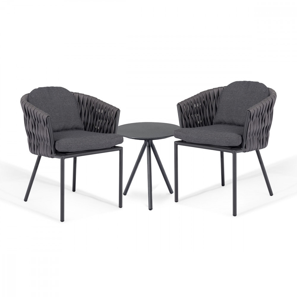 Marina Bistro Set / Charcoal
