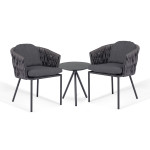 Marina Bistro Set / Charcoal