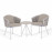 Marina Bistro Set / Sandstone