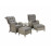 MEGHAN Reclining Lounge Set