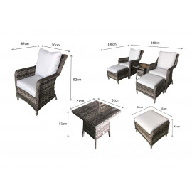 MIA Lounge Set Grey