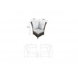 MIA Corner Dining with Lift Table