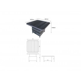 MIA Corner Dining with Lift Table