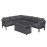 Oslo Corner Group with Rising Table / Charcoal