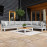 Oslo Large Corner Group / White