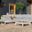 Oslo Large Corner Group / White