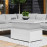 Oslo Large Corner Group with Rising Table / White