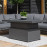 Oslo Large Corner Group with Rising Table / Charcoal