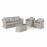 Oxford 3 Seat Sofa Set with Fire Pit Coffee Table
