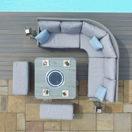 Oxford Royal Corner with Fire Pit