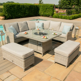 Oxford Royal Corner with Fire Pit