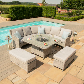 Oxford Royal Corner with Fire Pit