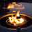 Oxford Royal U Shaped Sofa Set with Fire Pit Table