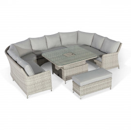 Oxford Royal U Shaped Sofa Set with Rising Table