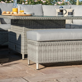 Oxford Royal U Shaped Sofa Set with Rising Table