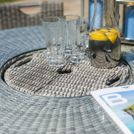Oxford 6 Seat Round Bar Set with Ice Bucket