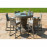 Oxford 6 Seat Round Bar Set with Ice Bucket