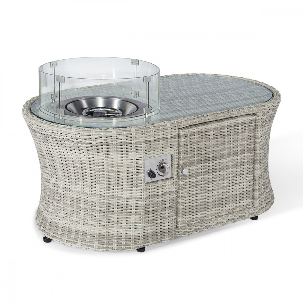 Oxford Oval Fire Pit Coffee Table