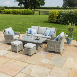 Oxford Sofa Dining Set with Ice Bucket & Rising Table
