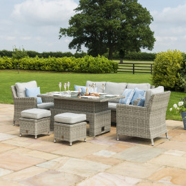 Oxford Sofa Dining Set with Ice Bucket & Rising Table