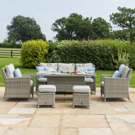 Oxford Sofa Dining Set with Ice Bucket & Rising Table