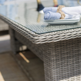 Oxford Sofa Dining Set with Ice Bucket & Rising Table
