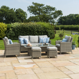 Oxford Sofa Dining Set with Ice Bucket & Rising Table