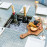 Oxford Sofa Dining Set with Ice Bucket & Rising Table
