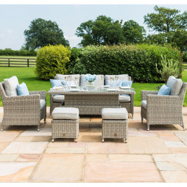 Oxford Sofa Dining Set with Ice Bucket & Rising Table