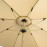 Parasol Round 2.7m Beige