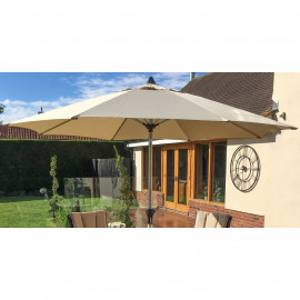 Parasol Round 3m Beige