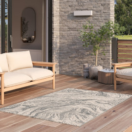 Maze Cloud Marble Indoor/Outdoor Rug 200x290