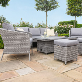 Santorini Sofa Dining Set with Rising Table