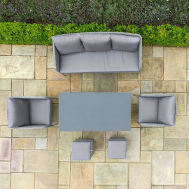 Santorini Sofa Dining Set with Rising Table