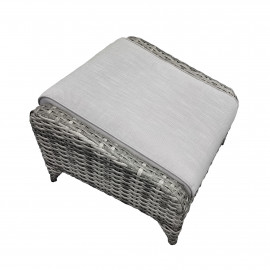 SARAH Grey Ottoman