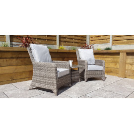 SARAH Lounge set in Grey Alexandra Weave