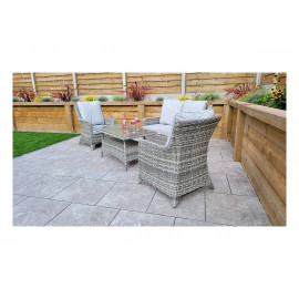 SARAH Grey 4 seat sofa set with new coffee table design