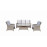 SARAH Nature 5 seat sofa set with new coffee table design