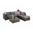 SAVANNAH Corner sofa in Grey