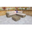 SAVANNAH Corner sofa in Nature/Brown
