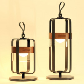 Satellite Large Solar Light with Stand / Charcoal